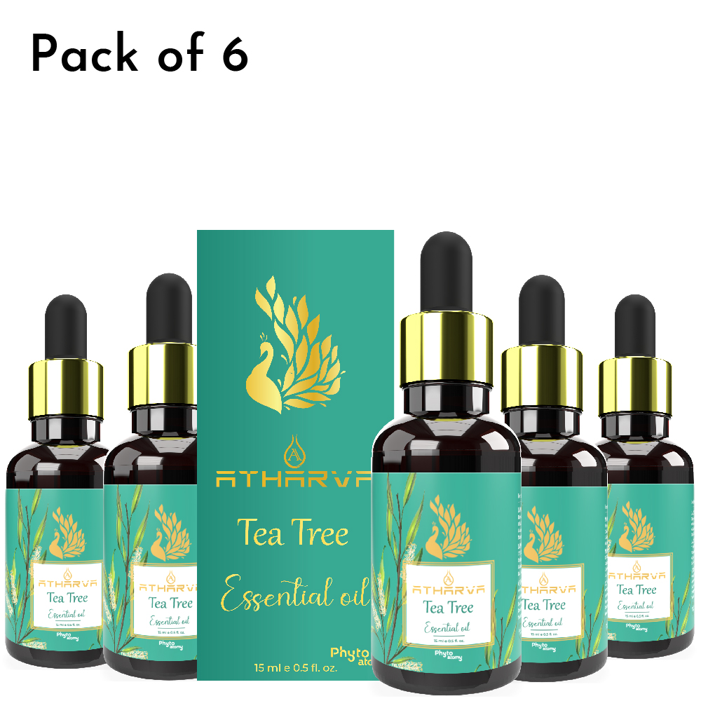 Atharva Tea Tree Essential Oil (15ml) Pack Of 6